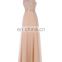Light Champagne Long Evening Dresses 2017 Hot Sale Crystal Beaded Backless Prom Dresses Formal Party Gowns Vetido De Festa