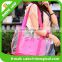 Fashion shopping pvc bag popular pvc tote bag for sale
