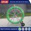 6mm 100m Flexible Cobra conduit rod/duct rodder with wheels