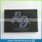 custom good quality denim blank leather light green jeans leather label