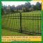 Powder coating wrought iron fence for garden roads