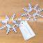Promotion Christmas gift Zinc alloy Snow shape bottle opener Wedding Favors Bottle Opener