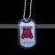 Factory botter opener with your logo metal custom laser print dog tags