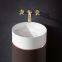 Bahtoom diamond New design round shape luxury white color ceramic countertop art hotel apartment hand sink