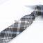 New fashion black cheap plaid ties wholesale for buyers