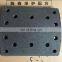 Dongfeng truck parts 3501ZB6-105 front brake lining