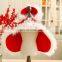 Pet dogs New Year's red cloak hoodies flower cape cats winter Clothes sample free