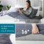 High Quality Grey Customized Logo Queen Size Adult Breathable 100% Bamboo Bed Sheet Set