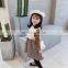 Children's clothing ins2020 autumn girl houndstooth long-sleeved skirt + vest girl baby dress