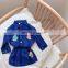 2020 children's clothing autumn and winter new products Korean version of western style girls children's suit casual print two-p