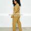 2020 Autumn Customize Women's Plus Size Pocket Jumpsuit Casual Rompers Buttons Loose Overalls