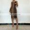 2020 New Arrival Women Sleeveless Wild Leopard Dress Lady Sexy Backless Summer Dress