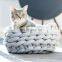 Factory supply Round Shape Pet House Eco-Friendly Re-useable Dog Sofa Cat nest