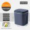 Smart trash can X5/7 white/dark gray ABS+PP, 16L, three control mode USB Charger LED light