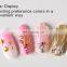 Asianail nail gel polish display book chart for nail art salon