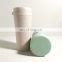 wholesale wheat straw plastic fibre water bottle cup with lid