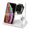 4 in 1 Wireless Charger 2020 Factory Directly Sell Qi Standard Charger Crystal Wireless Portable Cellphone Charger For Iphone
