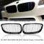 Front Grille Kidney Grill For BMW E92 E93 M3 328i 335i 2Door 2007 2008 2009 Car Styling Gloss Matte Black M-color Dual Line