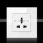 Universal standard 13A wall socket  86 square hole Household, On-off control,3Pin outlet