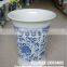 Wholesale Jingdezhen High Temperature Fired Blue And White Porcelain Orchid Flower Pots Planter