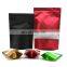 Wholesale Aluminum Foil Heat Seal Plastic Matte Black Stand Up Plastic Pouch With Zipper And Window