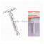 blister pack double edge blade metal handle safety razor