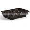 Savannah Large Rectangular wicket Tray with Cloth Liner wilow basket