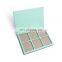Custom Printing Makeup Pan Packaging Paper Magnetic Marble Eyeshadow Palette With Mirror