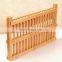 Wooden 2-Tier Dish Drainer Kitchen Plate Rack for Kitchen Countertop Bamboo Collapsible Dish Drying Rack