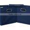 Non-woven Foldable Fabric Storage Bins Cubes drawers with 2 metal handles