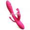 3 In 1 Dildo Rabbit Vibrator Waterproof USB Rechargeable Anal Clitoris Adult Product Sex Toys for Women Couples Sex Shop online%