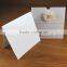 Customized Embossed Pocket Elegant Pearl Element 3D Flower Invitation Cards