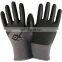 13 Gauge Nylon Liner Black Nitrile 3/4 Coated Work Gloves Made In China