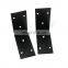 Galvanized Steel Z&L Angle Corner Shelf Bracket with Black Powder Coated for Wooden Beams Metal