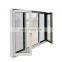 Superhouse accordion windows NFRC AS2047 Standard white aluminium frame Casement  Glass window with Fixed Window
