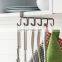 Hooks Cup Holder Hang Storage Kitchen Cabinet Hooks for Hanging Multi-Function Kitchenware Hooks Cabinet Wrought Iron Janger