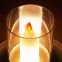 battery operated plastic Flickering Moving Flame candle Pillar flameless LED candle with smooth surface Led Candles Lights