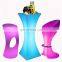 Wireless Illuminated Glowing Led Portable Led Light Bar Cocktail Tables And Chairs Modern Night Club Furniture Led Light Bar Tab