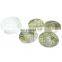 Pearl Lacquer Coaster Set of 4 with Holder Custom Design Drink Cup Coaster Set For Table Decor Wholesale