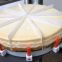 Commercial automatic Frozen round cake cutting machine with paper dividers inserts