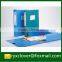Office plastic hook and loop box file folder with finger ring
