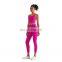 Custom Logo Wholesale Women Dancing Yoga Set Gym Fitness Wear Adjustable Shoulder Strap Sexy Bra Leggings 2 Piece Set Suit