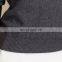 Designs For Girls Round Collar Slim Fit Deep gray Jacquard 100% Cashmere Sweater