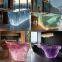 Crystal Luminous Island, Transparent Bar, Internet Celebrity, Popular Drainage Table, Integrated Acrylic, Light Luxury, Luminous Stone Table, Tea Table, Bar, High-end Sense