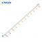 CNSDI Pin type 63A Copper Comb Busbar with PVC Enclosure for Circuit Breaker