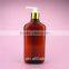 360ml clear empty special neck 12oz pet bottle for cosmetics packaging