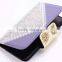 luxury bowknot mobile phone bag,for samsung s6 lace wallet leather case,cell phone case for samsung galaxy