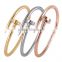 Wholesale latest design high quality chain simple cool stainless steel bracelet for women
