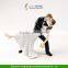 Wedding Cake Topper "ROMANTIC DANCE COUPLE" Bride and Groom Engagement Party