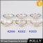 Fashion Design Jewelry ring pave setting 925 sterling silver ring set wholesale